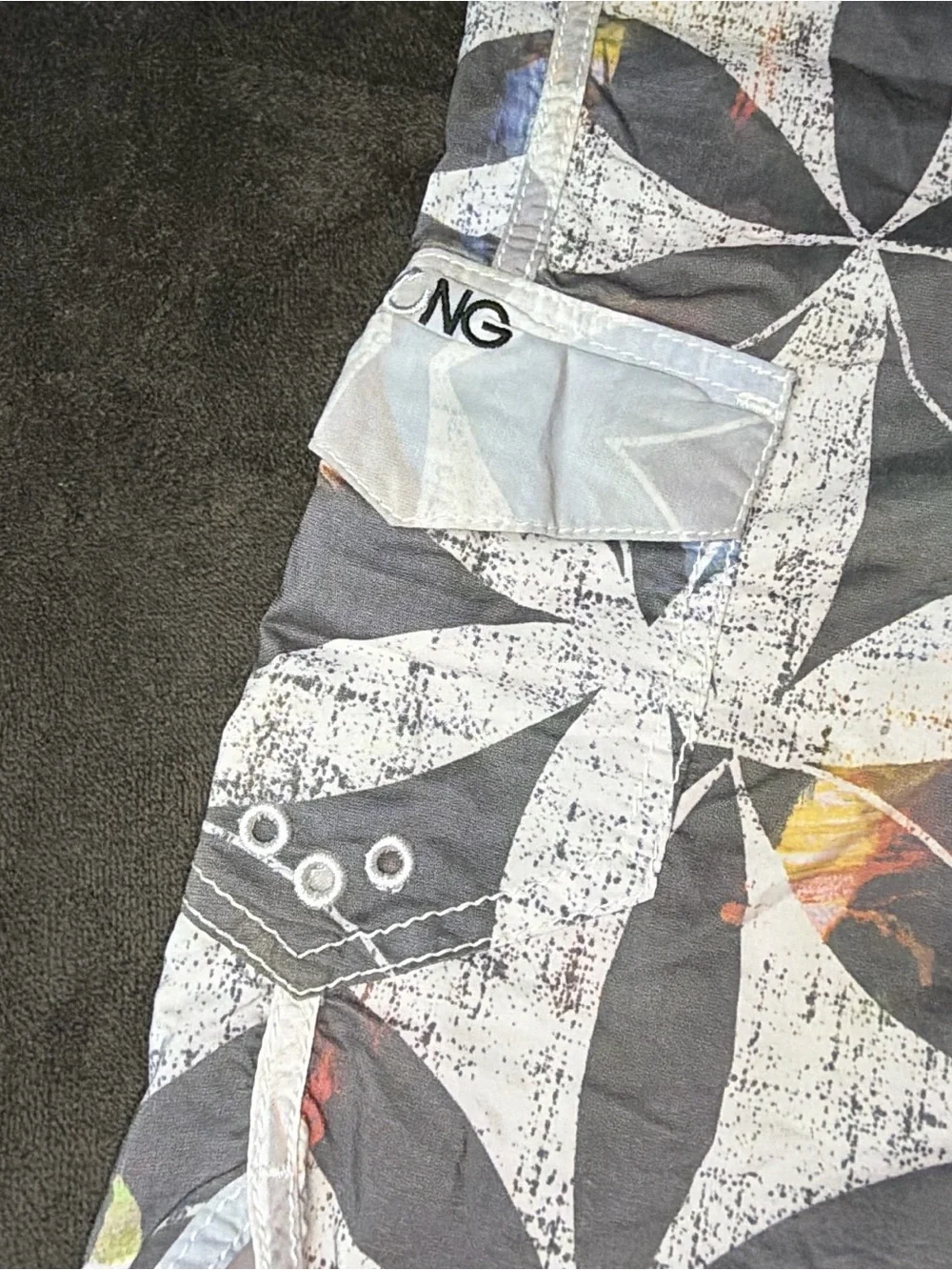 Billabong Recycler Series Men’s Boardshorts Size 32 Multicolor Floral Surf Y2K